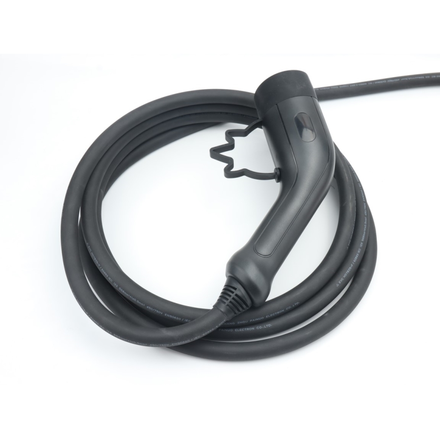 Immax - Estação de carregamento portátil para veículos elétricos EV AC Tipo 2 32A/380V 22kW 5m + estojo