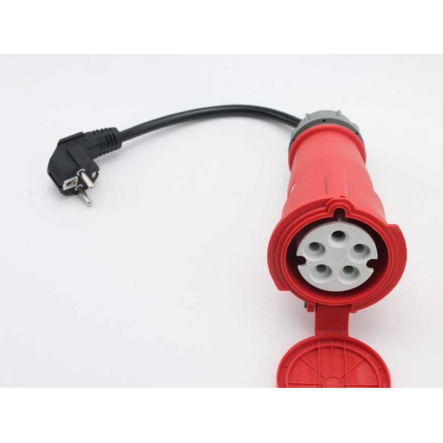 Immax - Estação de Carregamento Portátil para Veículos Elétricos (EV) AC Tipo 2 16 A / 380 V 11 kW + Ficha 230 V 5 m Wi-Fi Tuya