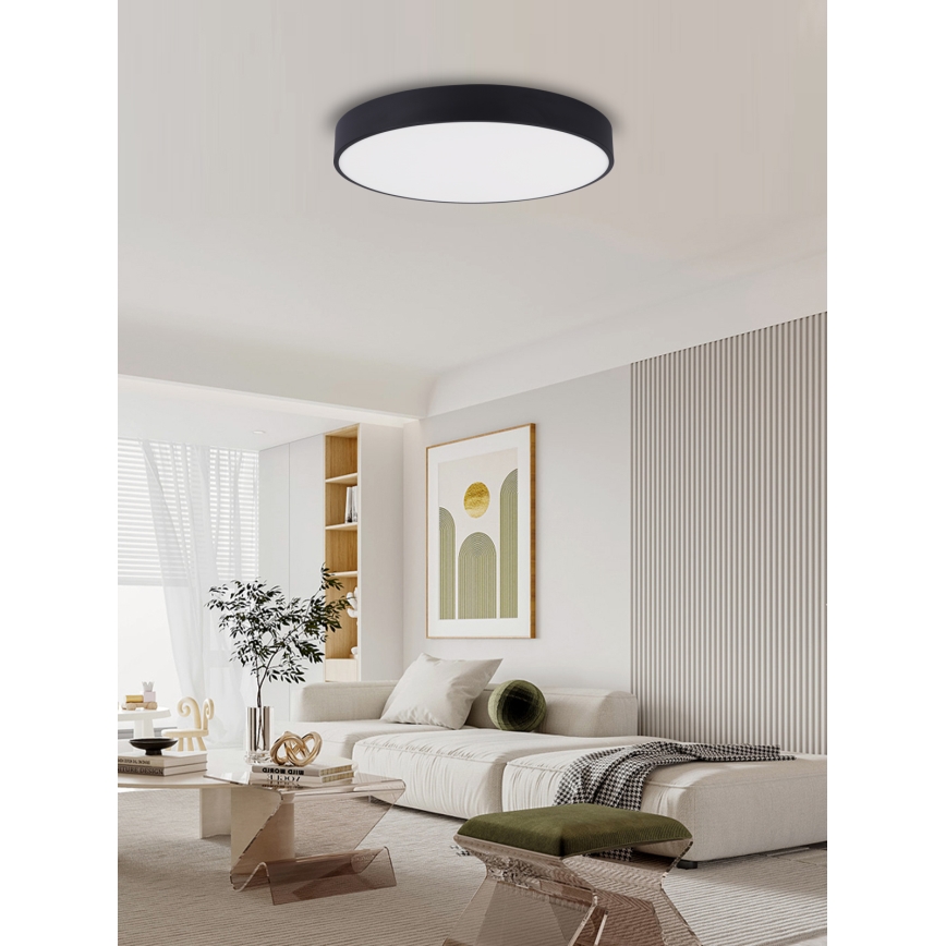 Immax NEO 07027L - Luminária de teto LED regulável RONDATE LED/65W/230V Tuya + controlo remoto