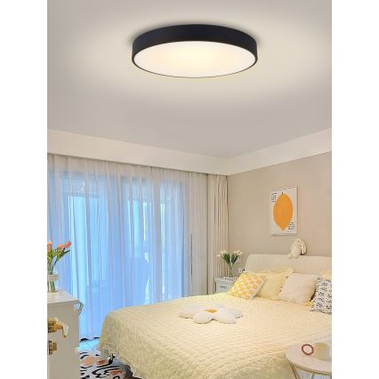 Immax NEO 07027L - Luminária de teto LED regulável RONDATE LED/65W/230V Tuya + controlo remoto