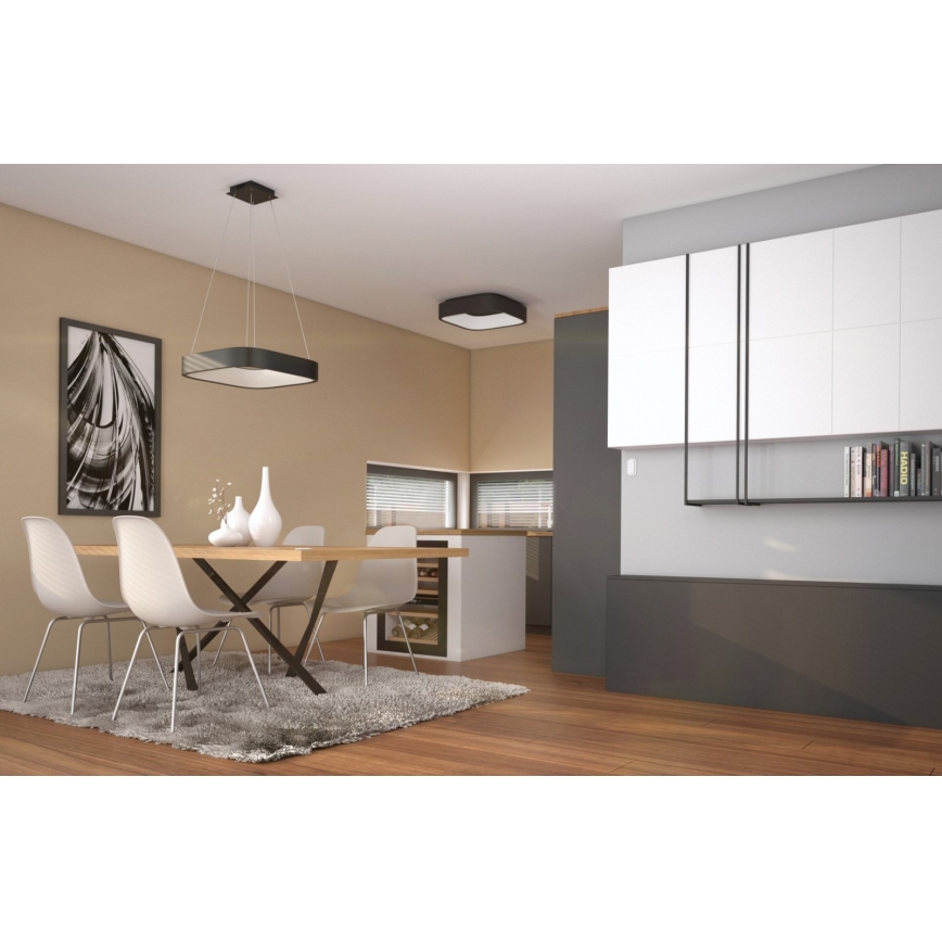 Immax NEO 07035L - Lustre LED regulável em cabo TOPAJA LED/47W/230V Tuya + controlo remoto