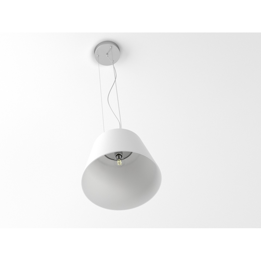 Immax NEO 07053L - Lustre LED RGBW regulável em cabo CONO 1xE27/8,5W/230V 32 cm Tuya + comando à distância