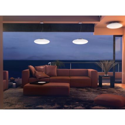 Immax NEO 07055L – Candelabro suspenso LED RGB com regulação ELIPTICO 3×E27/8.5W/100–240V + CR Tuya