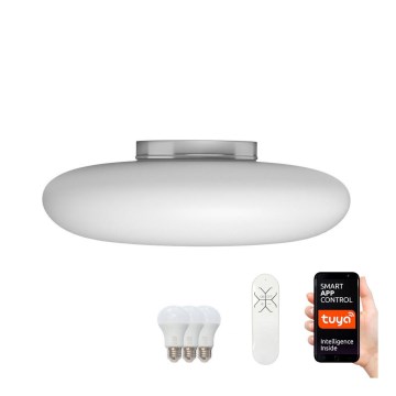 Immax NEO 07061L-LED RGBW Luminária de teto dimável FUENTE 3xLED/8,5W/100-240V Tuya + controlo remoto