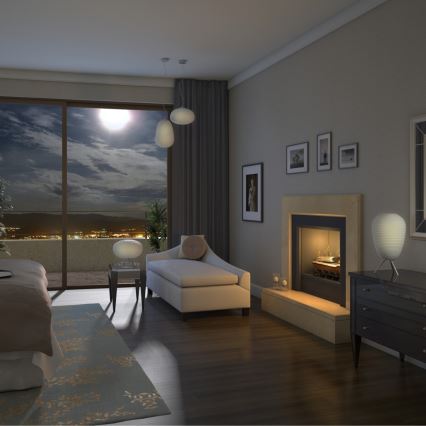 Immax NEO 07066L - Lustre LED RGBW regulável COCONO 1xE27/8,5W/100-240V 24 cm Tuya + controlo remoto