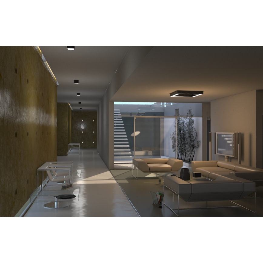 Immax Neo 07074L-15BD - Conjunto 2x Iluminação de teto LED com regulação CANTO 2xLED/12W/230V + controlo remoto Tuya