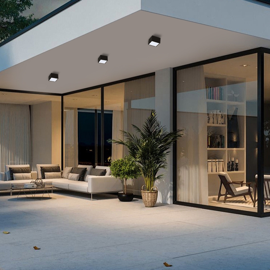 Immax Neo 07074L-15BD - Conjunto 2x Iluminação de teto LED com regulação CANTO 2xLED/12W/230V + controlo remoto Tuya