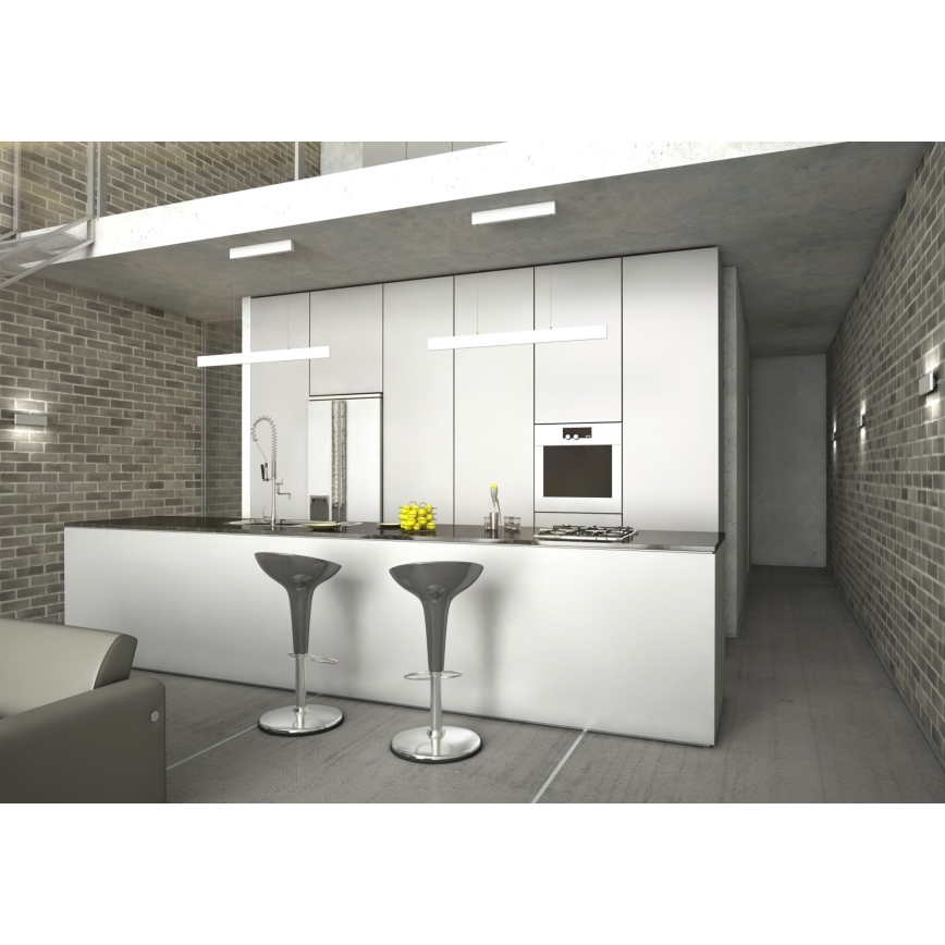 Immax NEO 07075L-LED Candeeiro de teto regulável com cabo LISTON branco LED/18W/230V Tuya + comando à distância