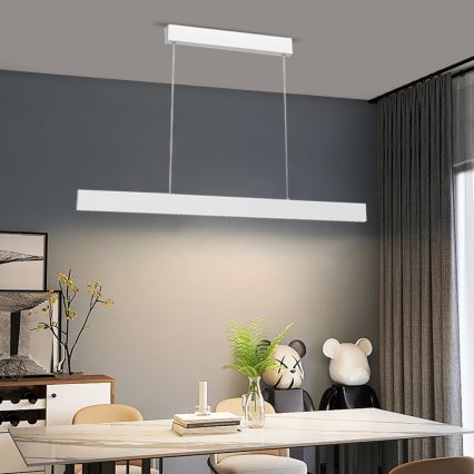 Immax NEO 07075L-LED Candeeiro de teto regulável com cabo LISTON branco LED/18W/230V Tuya + comando à distância