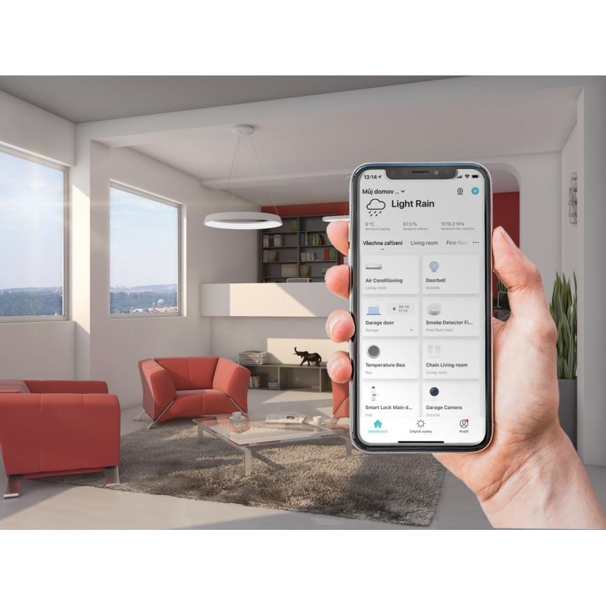 Immax NEO 07079L-80 - Lustre LED dimmerizável em cabo LIMITADO LED/48W/230V 80 cm Tuya + comando à distância