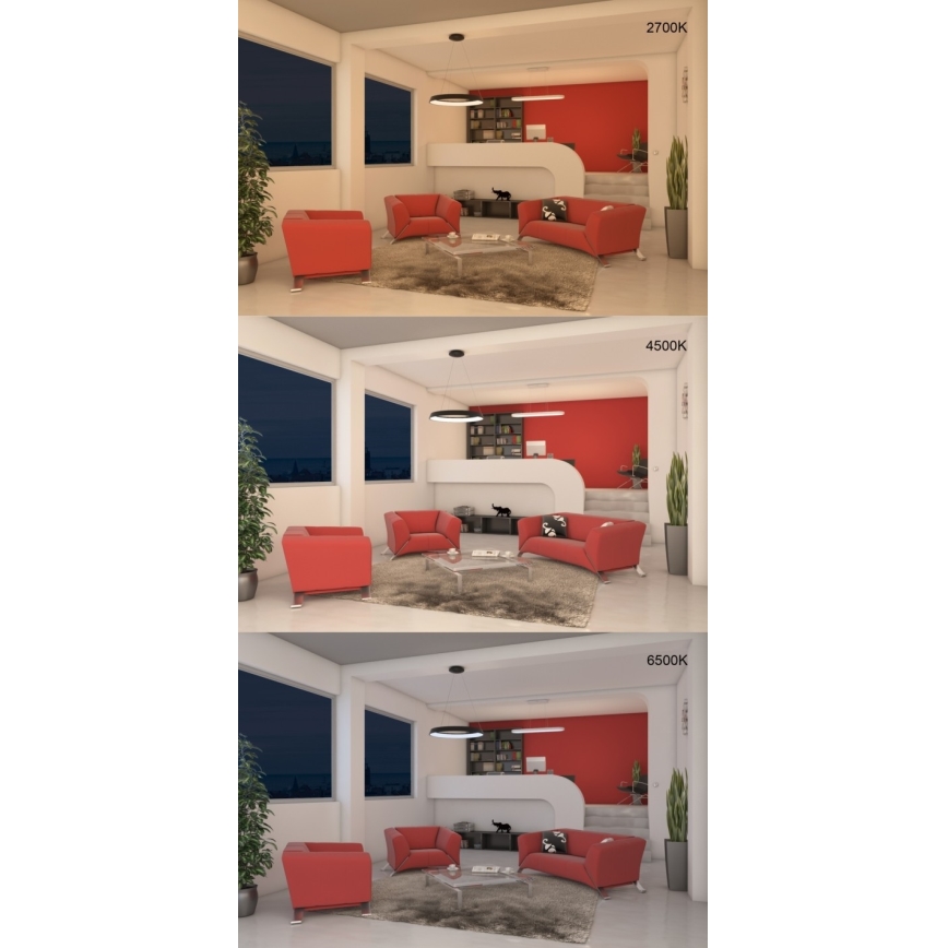 Immax NEO 07079L-80 - Lustre LED dimmerizável em cabo LIMITADO LED/48W/230V 80 cm Tuya + comando à distância