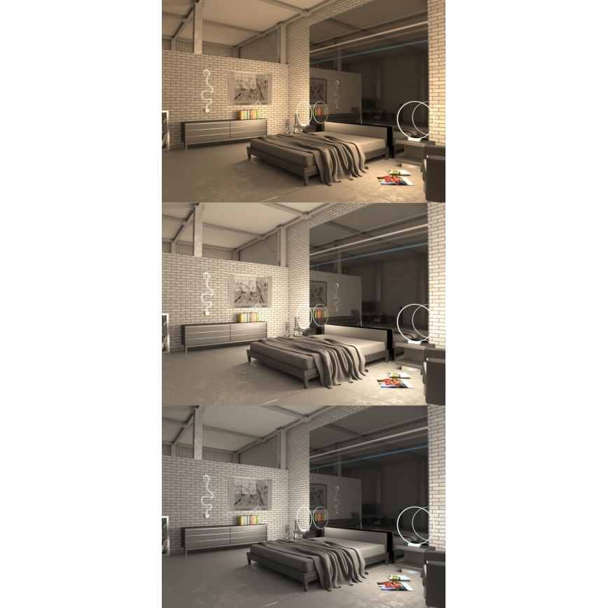 Immax NEO 07083L - Candeeiro de mesa LED com regulação ARO LED/18W/100-240V Tuya + controlo remoto