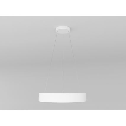 Immax NEO 07091L - Lustre LED regulável em cabo PASTEL LED/52W/230V 60 cm branco Tuya + controlo remoto