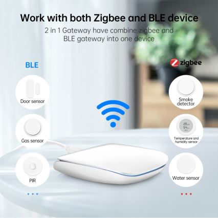 Immax NEO 07117-6 - MULTI BRIDGE PRO Inteligente Zigbee 3.0 Wi-Fi