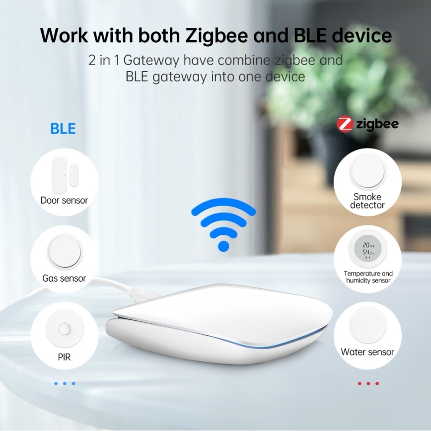Immax NEO 07117-6 - MULTI BRIDGE PRO Inteligente Zigbee 3.0 Wi-Fi