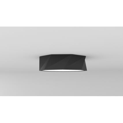 Immax NEO 07130-B40 - LED SMART Iluminação de teto com regulação DIAMANTE preto LED/31W/230V + controlo remoto 40cm Tuya ZigBee