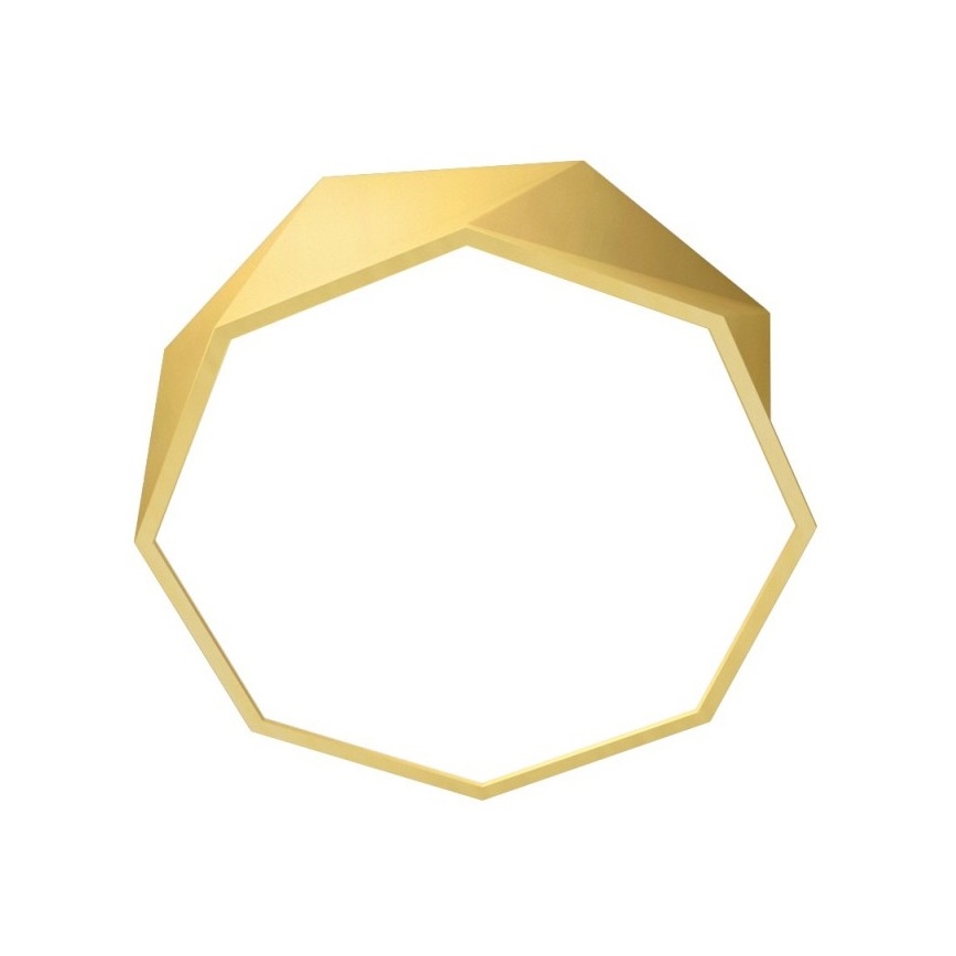 Immax NEO 07132-G40 - Luminária de teto LED SMART regulável DIAMANTE LED/31W/230V dourada 40 cm Tuya ZigBee + controlo remoto