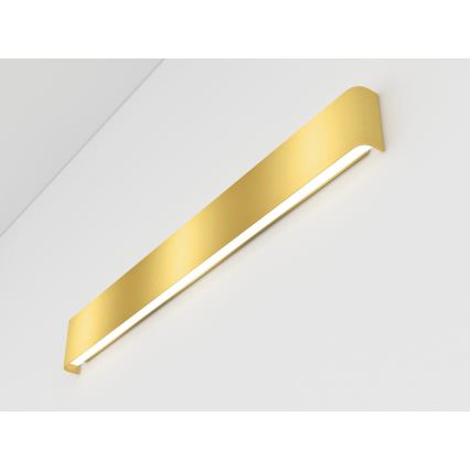 Immax NEO 07137-G - LED SMART Iluminação de parede com regulação LINEA dourada LED/40W/230V + controlo remoto 76 cm Tuya ZigBee