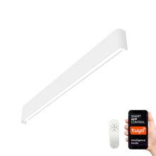 Immax NEO 07137-W - LED SMART Iluminação de parede com regulação LINEA branco LED/40W/230V + controlo remoto 76 cm Tuya ZigBee
