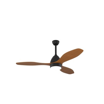 Immax NEO 07141-B - Ventilador de teto LED NEO LITE FRESCO LED/18W/230V Tuya Wi-Fi preto/marrom + controlo remoto