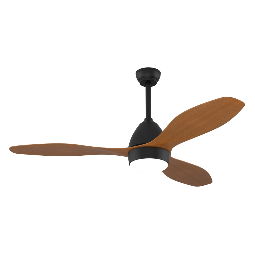 Immax NEO 07141-B - Ventilador de teto LED NEO LITE FRESCO LED/18W/230V Tuya Wi-Fi preto/marrom + controlo remoto