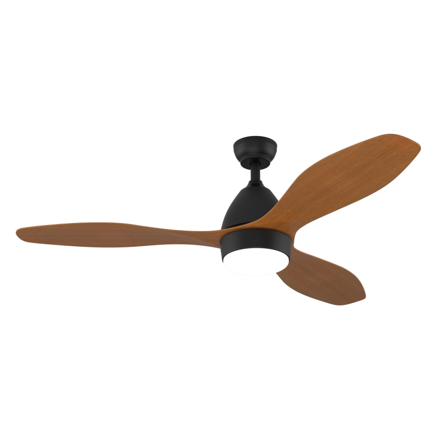 Immax NEO 07141-B - Ventilador de teto LED NEO LITE FRESCO LED/18W/230V Tuya Wi-Fi preto/marrom + controlo remoto