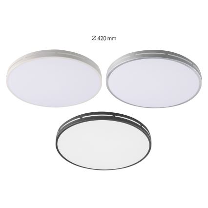 Immax NEO 07145-B42 - Iluminação de teto LED com regulação NEO LITE VISTAS LED/24W/230V Wi-Fi preta + controlo remoto