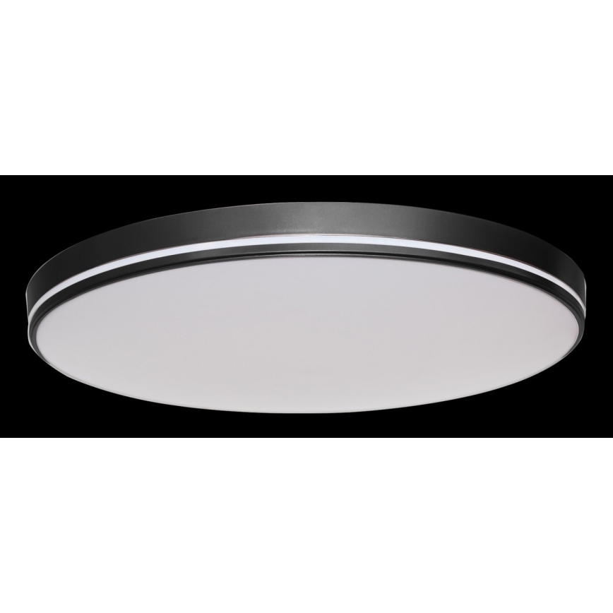 Immax NEO 07148-B40 - Luminária de teto LED dimmerizável NEO LITE AREAS LED/24W/230V Tuya Wi-Fi preta + controlo remoto