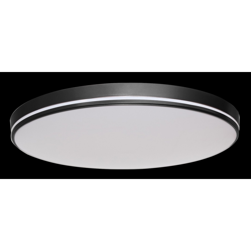 Immax NEO 07148-B51 - Iluminação de teto LED com regulação NEO LITE AREAS LED/48W/230V Tuya Wi-Fi preta + controlo remoto