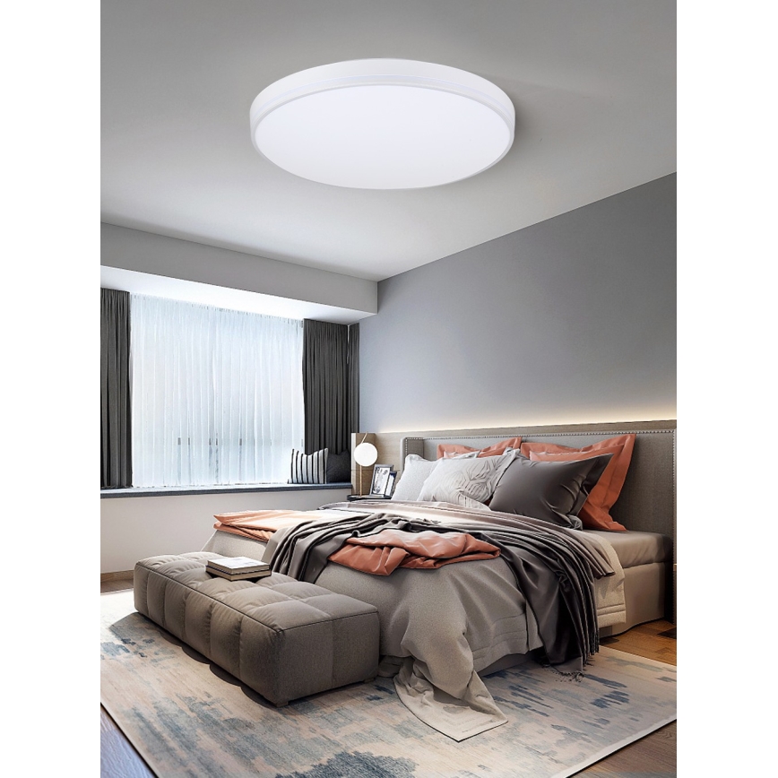 Immax NEO 07149-W40 - Iluminação de teto LED com regulação NEO LITE AREAS LED/24W/230V Tuya Wi-Fi branca + controlo remoto