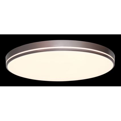 Immax NEO 07150-C40 - Iluminação de teto LED com regulação NEO LITE AREAS LED/24W/230V Tuya Wi-Fi castanha + controlo remoto