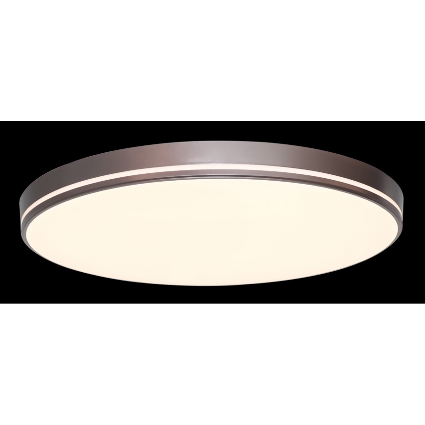 Immax NEO 07150-C51 - Iluminação de teto LED com regulação NEO LITE AREAS LED/48W/230V Tuya Wi-Fi castanha + controlo remoto