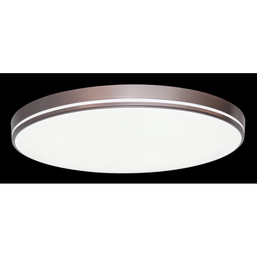 Immax NEO 07150-C51 - Iluminação de teto LED com regulação NEO LITE AREAS LED/48W/230V Tuya Wi-Fi castanha + controlo remoto