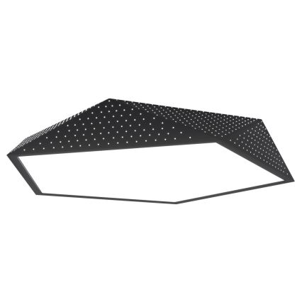 Immax NEO 07151-B80 - Iluminação de teto LED com regulação BRILIANT LED/56W/230V Wi-Fi Tuya preta + controlo remoto