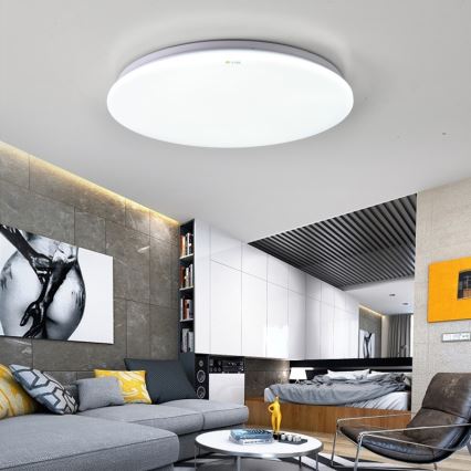 Immax NEO 07156-45 - Iluminação de teto LED com regulação ANCORA LED/36W/230V 2700-6500K Wi-Fi + comando Tuya