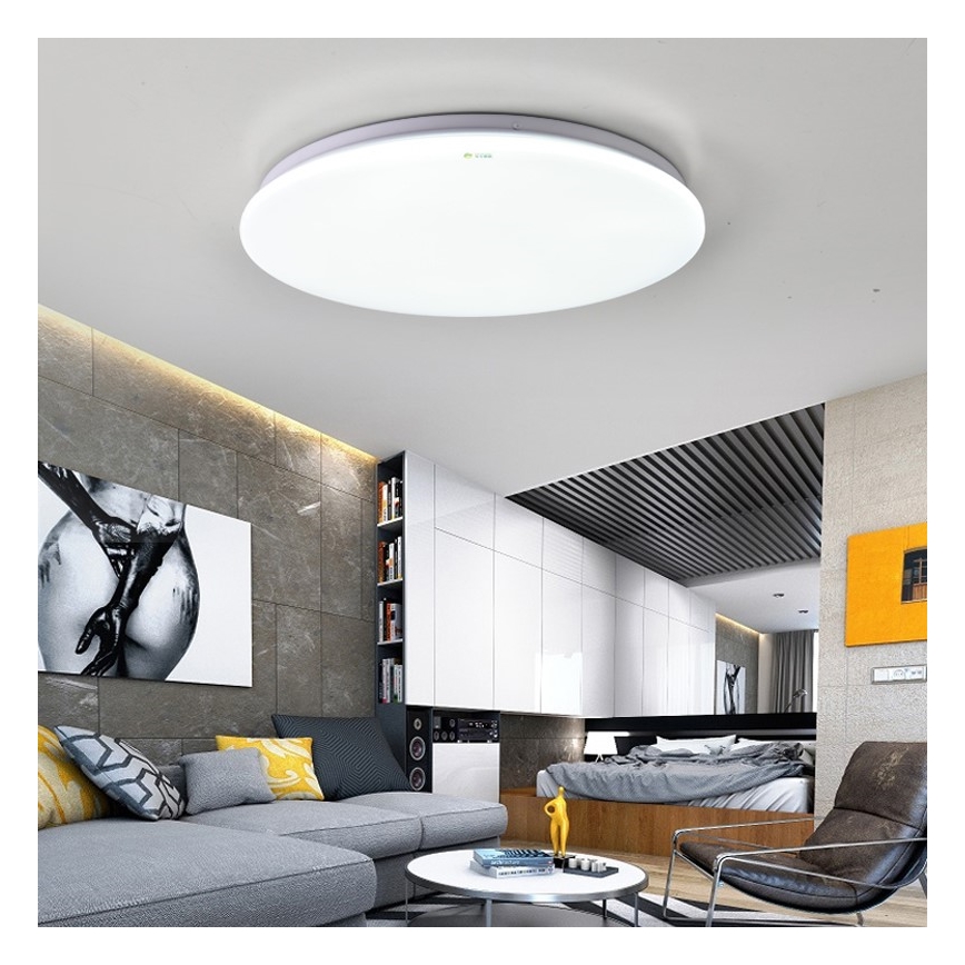 Immax NEO 07156-45 - Iluminação de teto LED com regulação ANCORA LED/36W/230V 2700-6500K Wi-Fi + comando Tuya