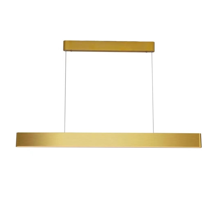 Immax NEO 07157-G120X - LED RGB+CCTW Candelabro suspenso com regulação MILANO LED/40W/230V Tuya dourada