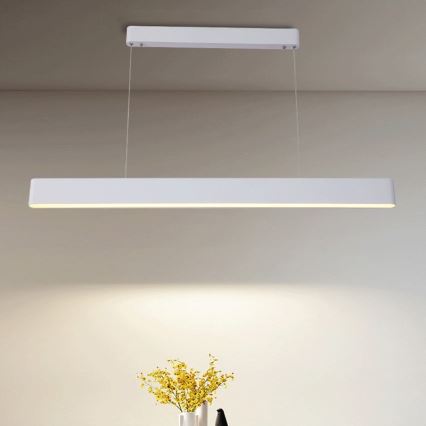 Immax NEO 07157-W120X - LED RGB+CCT Candelabro suspenso com regulação MILANO LED/40W/230V Tuya branco