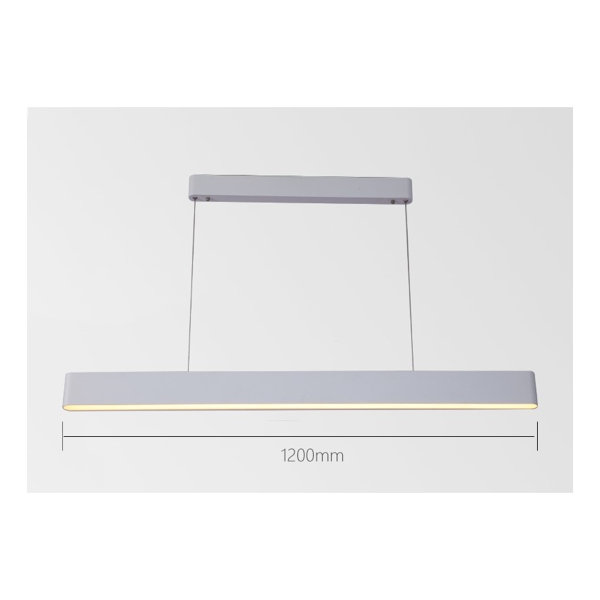 Immax NEO 07157-W120X - LED RGB+CCT Candelabro suspenso com regulação MILANO LED/40W/230V Tuya branco