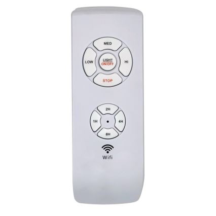 Immax NEO 07165-S - Ventilador de teto LED ELEGANTE LED/18W/230V carvalho Wi-Fi Tuya + controlo remoto