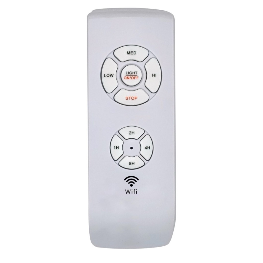 Immax NEO 07165-S - Ventilador de teto LED ELEGANTE LED/18W/230V carvalho Wi-Fi Tuya + controlo remoto