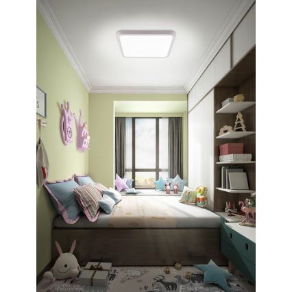 Immax NEO 07168-W40 - LED RGB+CCT Iluminação de teto com regulação NEO LITE TUDO LED/50W/230V Wi-Fi Tuya branco + comando
