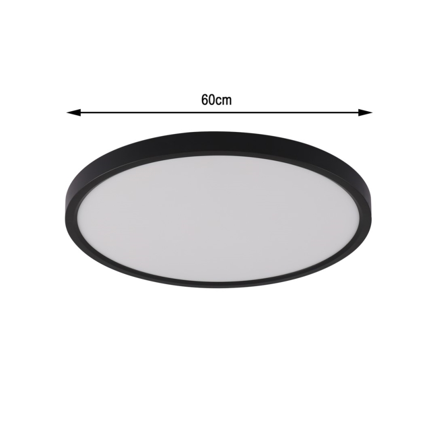 Immax NEO 07170-B60 - Iluminação de teto LED RGB+CCT com regulação NEO LITE TUDO LED/65W/230V 2700-6500K Wi-Fi Tuya preto + comando