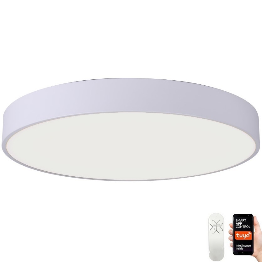 Immax NEO 07206L - Iluminação de teto LED com regulação RONDATE LED/53W/230V branco Tuya + controlo remoto