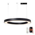 Immax NEO 07211L - Lustre LED regulável em cabo PASTEL LED/68W/230V 2700-6500K Tuya preto + comando à distância