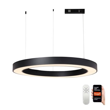Immax NEO 07211L - Lustre LED regulável em cabo PASTEL LED/68W/230V 2700-6500K Tuya preto + comando à distância