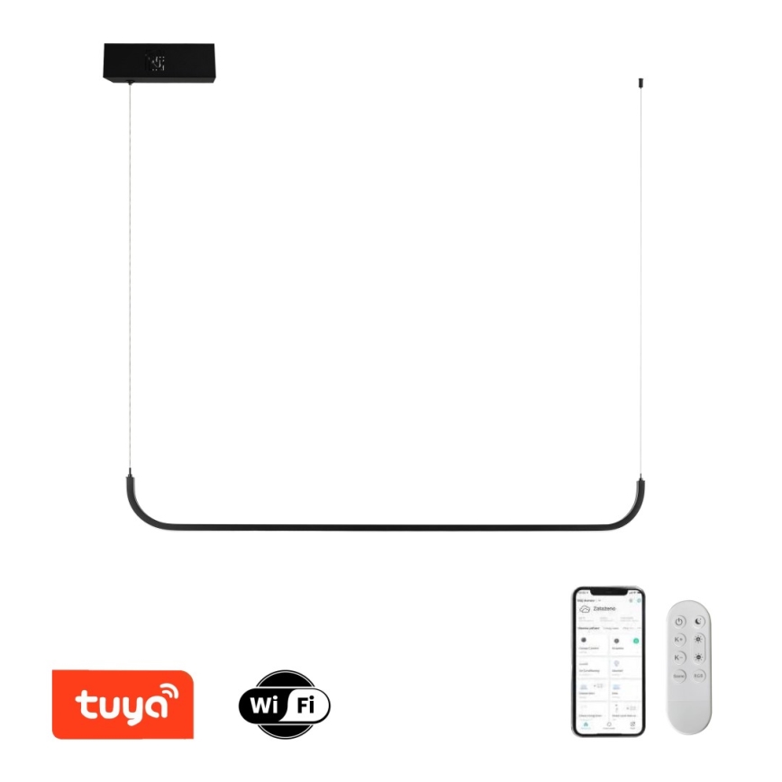 Immax NEO 07221L - Candeeiro de teto LED regulável com cabo NEO LITE PATTINI LED/26W/230V 2700-6500K Wi-Fi Tuya + controlo remoto