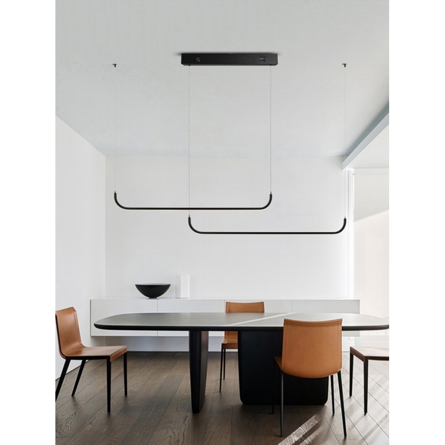 Immax NEO 07222L - Candeeiro suspenso LED com regulação NEO LITE PATTINI LED/56W/230V 2700-6500K Wi-Fi Tuya + comando