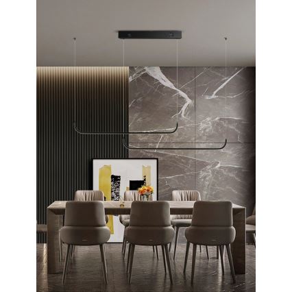 Immax NEO 07222L - Candeeiro suspenso LED com regulação NEO LITE PATTINI LED/56W/230V 2700-6500K Wi-Fi Tuya + comando