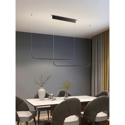 Immax NEO 07222L - Candeeiro suspenso LED com regulação NEO LITE PATTINI LED/56W/230V 2700-6500K Wi-Fi Tuya + comando